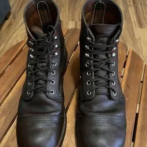 Red wing iron ranger boots style 8115 size 8 Red Wing Iron Ranger #8085 – Harbour Thread main image 4